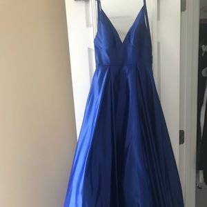 Gorgeous royal blue ball gown